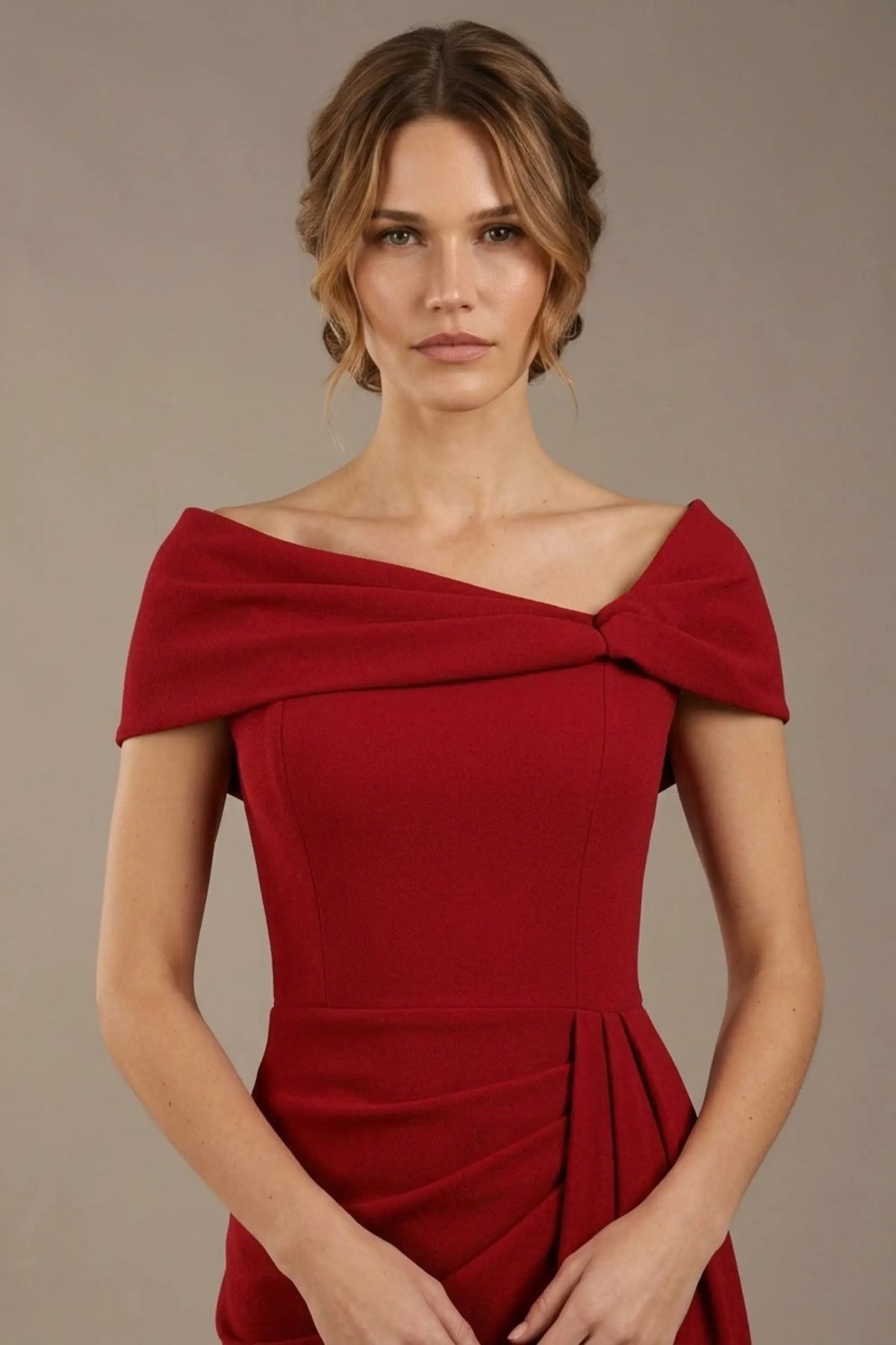 Othello Off-The-Shoulder Drape Maxi Dress
