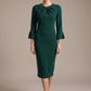 Muirfield Gathered Keyhole Pencil Dress