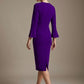Muirfield Gathered Keyhole Pencil Dress