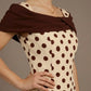 Norfolk Contrast Spot Shawl Dress