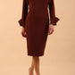 Alma Long Sleeve Pencil Dress 