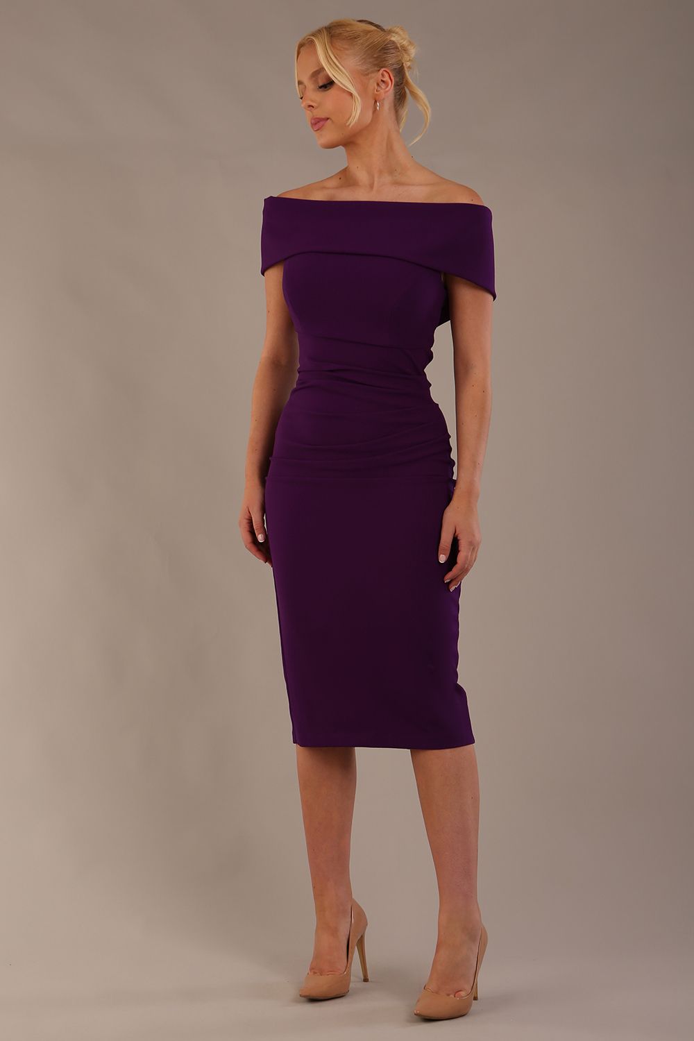 Amelia Off Shoulder Pencil dress 