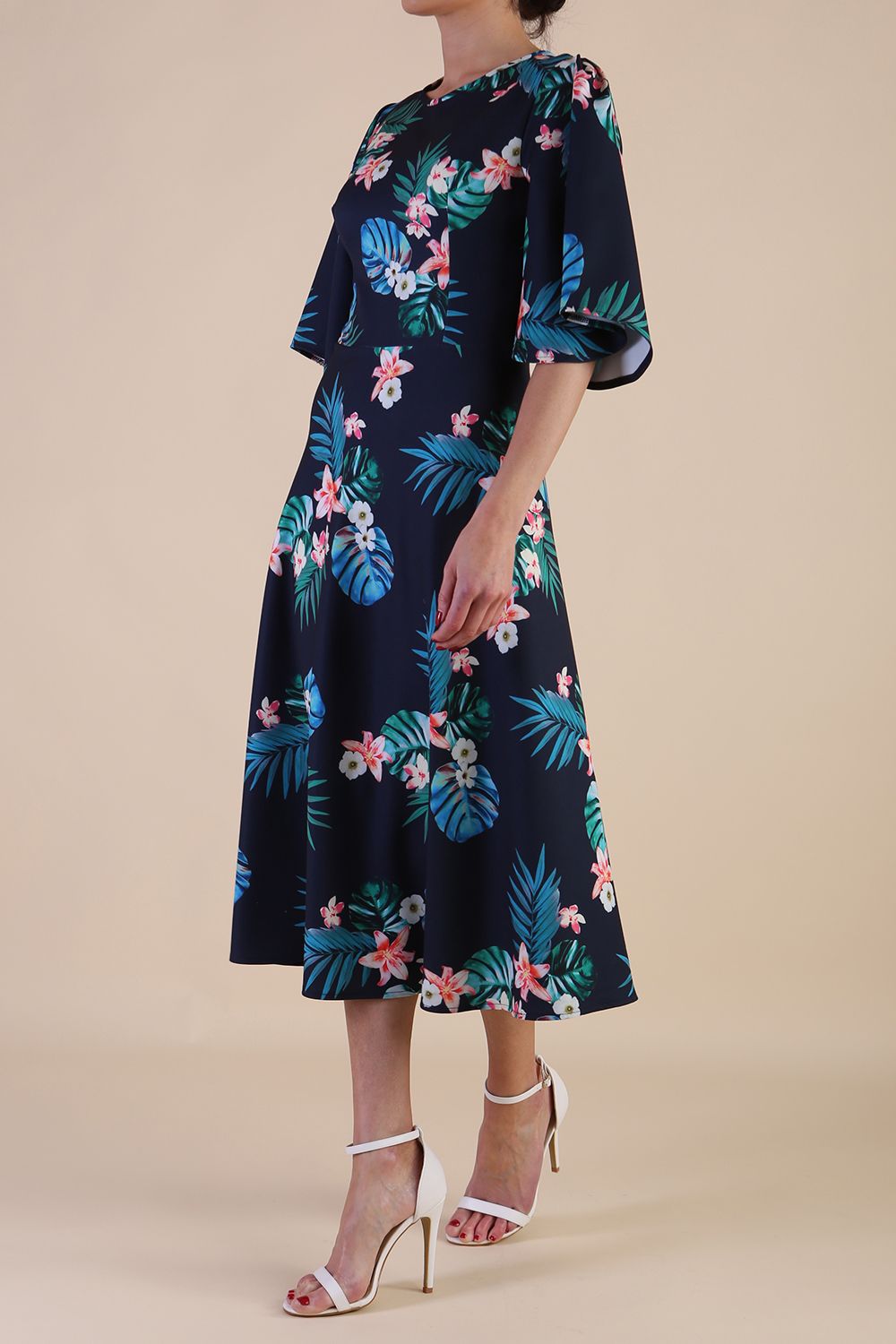 Ariana A-Line Midaxi Dress 