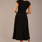 Audrey A-line Midi Dress With Pockets 
