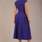 Audrey A-line Midi Dress With Pockets 