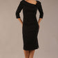 Bentley 3/4 Sleeve Knee Length Pencil Dress 