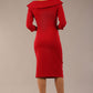 Bentley 3/4 Sleeve Knee Length Pencil Dress 