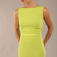 Bijou Sleeveless Bodycon Pencil Dress with Satin Detail 