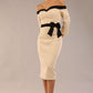 Brittany Off Shoulder Bow detail Pencil Dress 