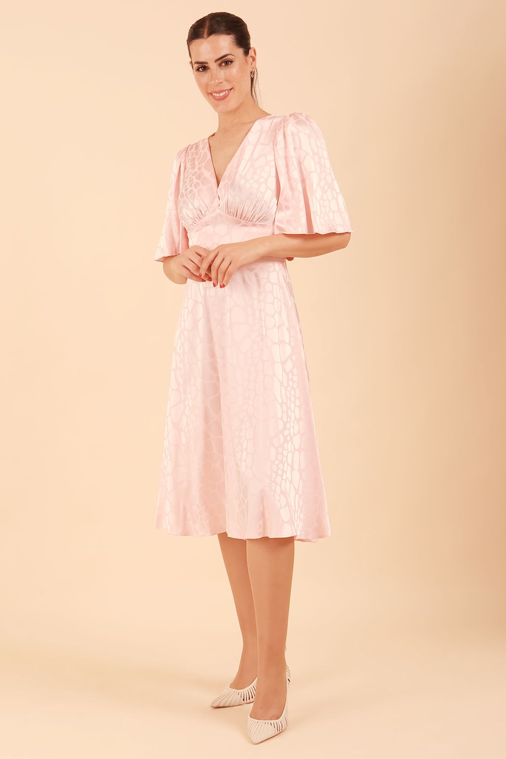 Cambrian Satin A-line Dress 