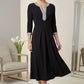 Carolyn A-line Midi Length Dress 