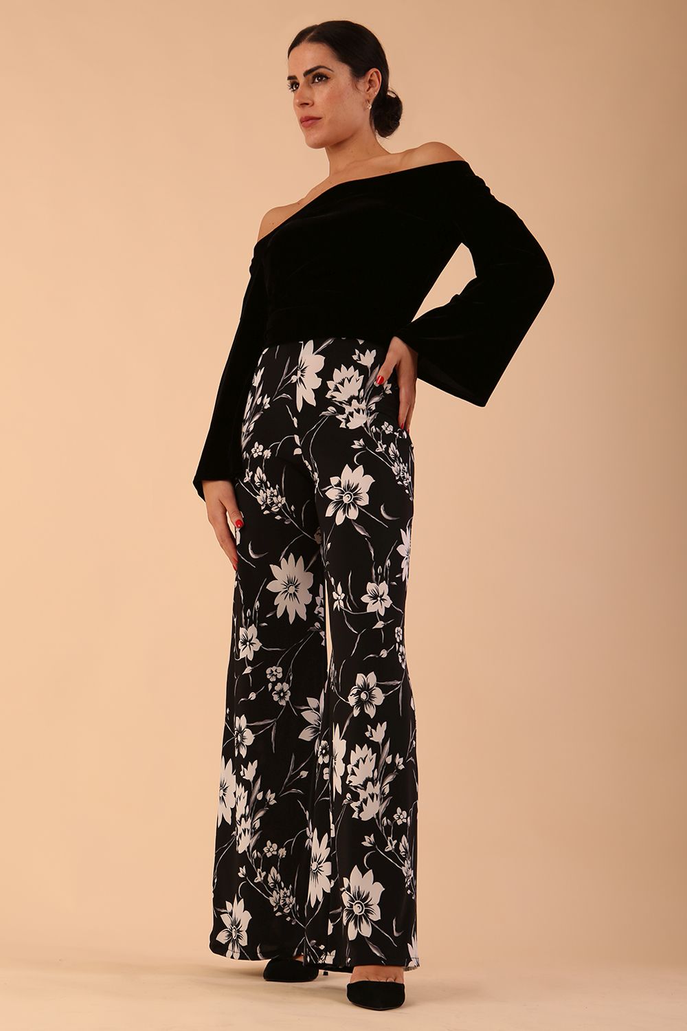 Catcha Wide Leg Trouser Pants 