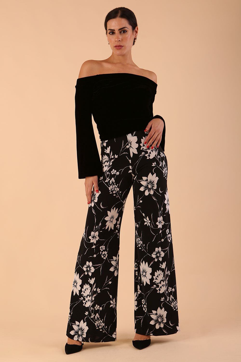 Catcha Wide Leg Trouser Pants 