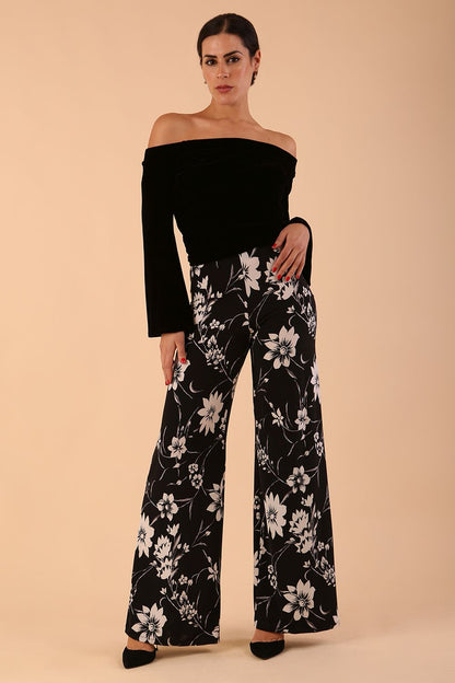 Catcha Wide Leg Trouser Pants 