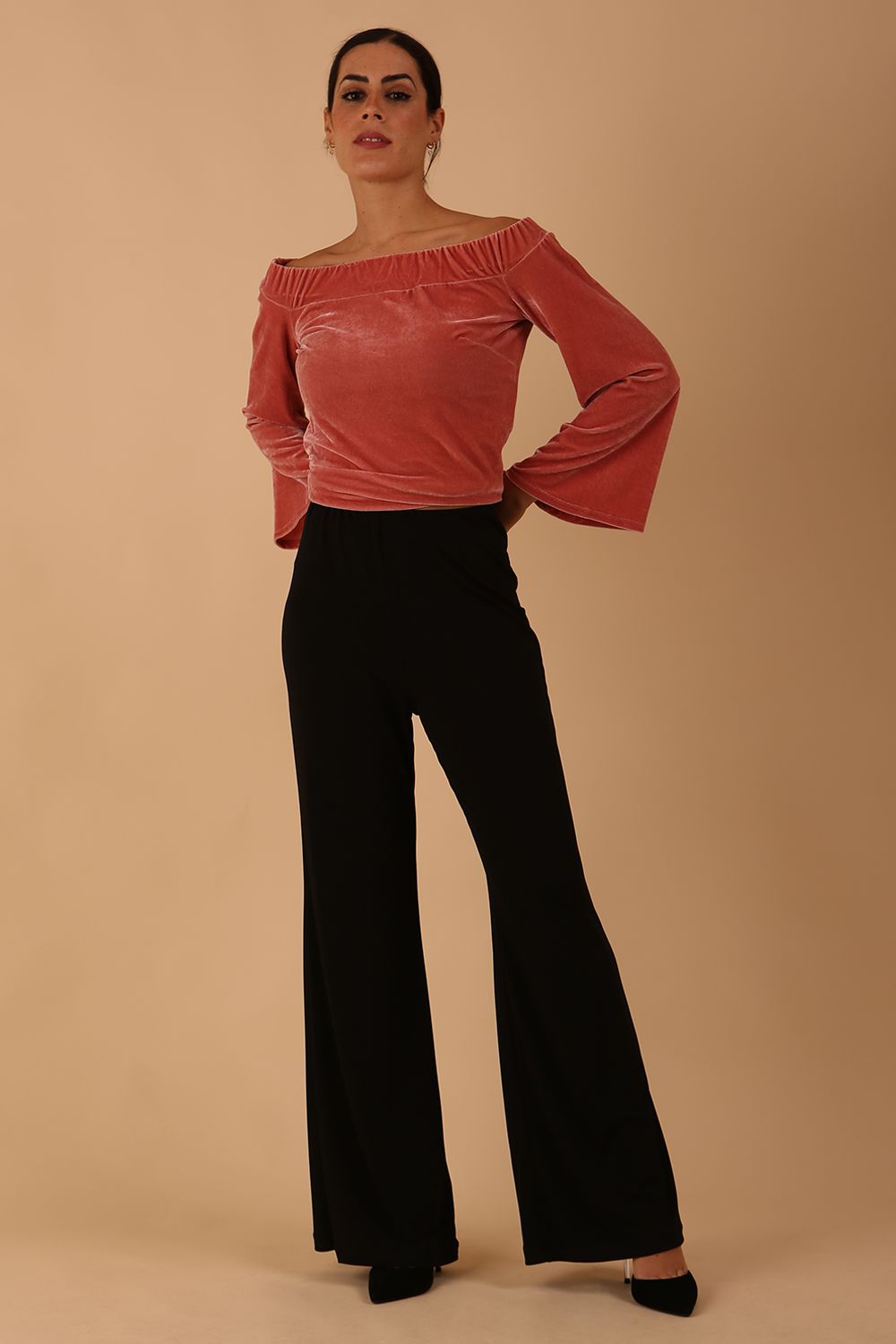 Catcha Wide Leg Trouser Pants 