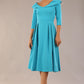Chesterton 3/4 Sleeve A-Line Dress 