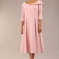 Chesterton 3/4 Sleeve A-Line Dress 