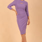Clementine Keyhole Sleeved Pencil Dress 