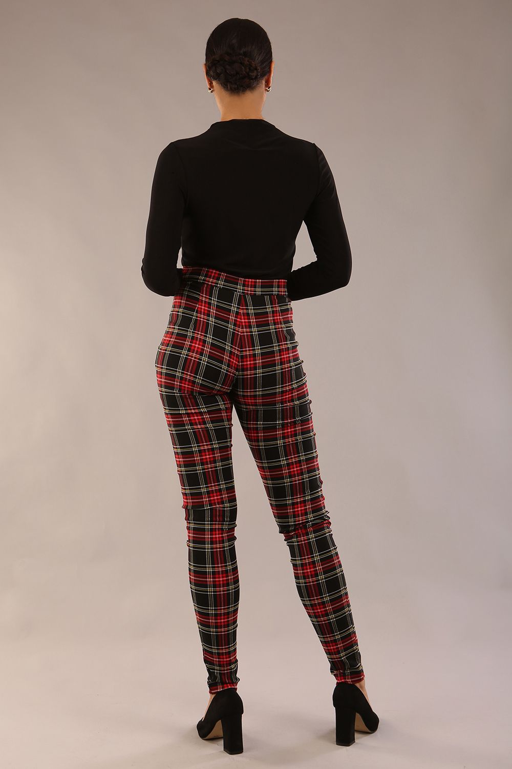 Cressida Tartan Stretch Trousers 