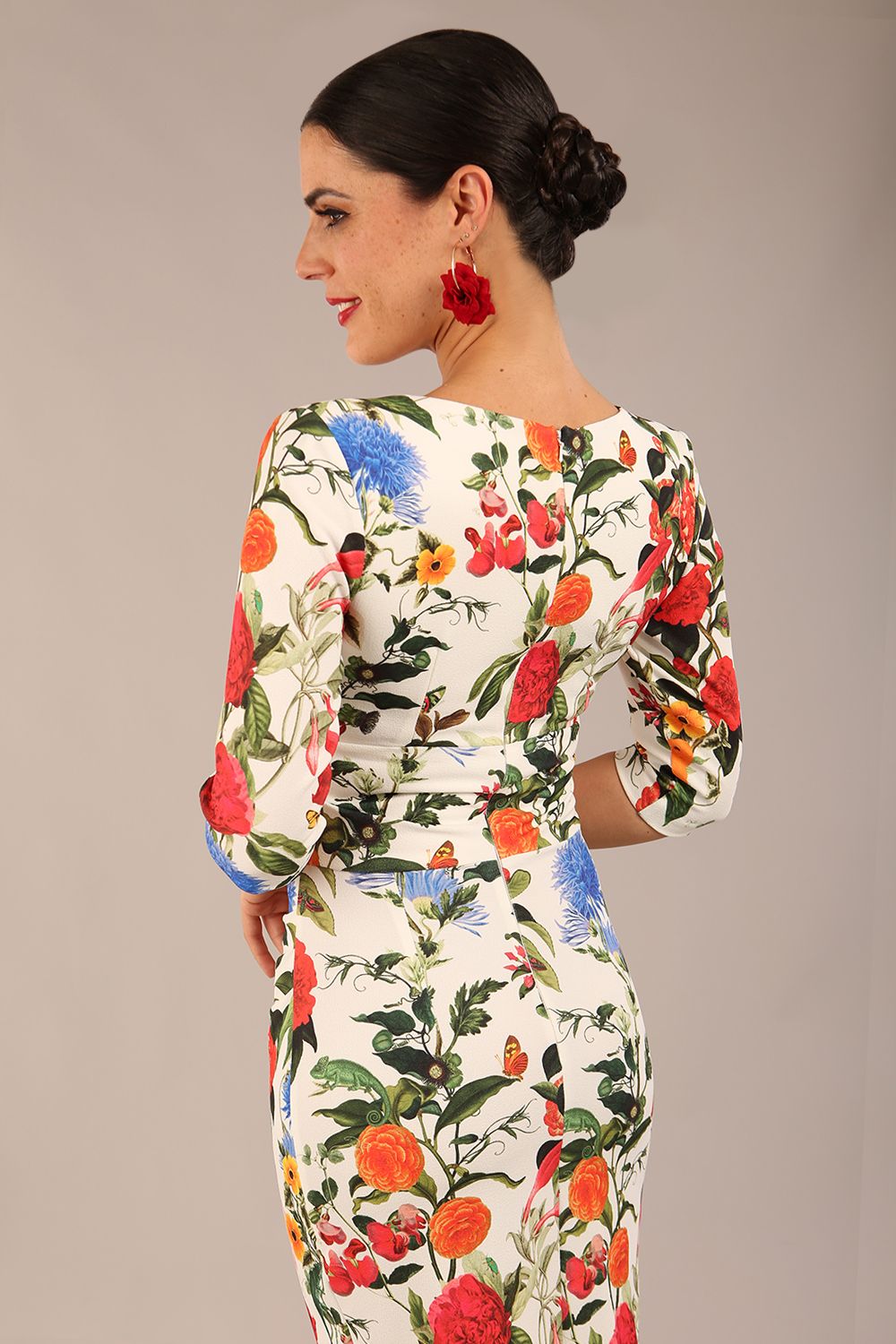 Cynthia Floral Print Dress 