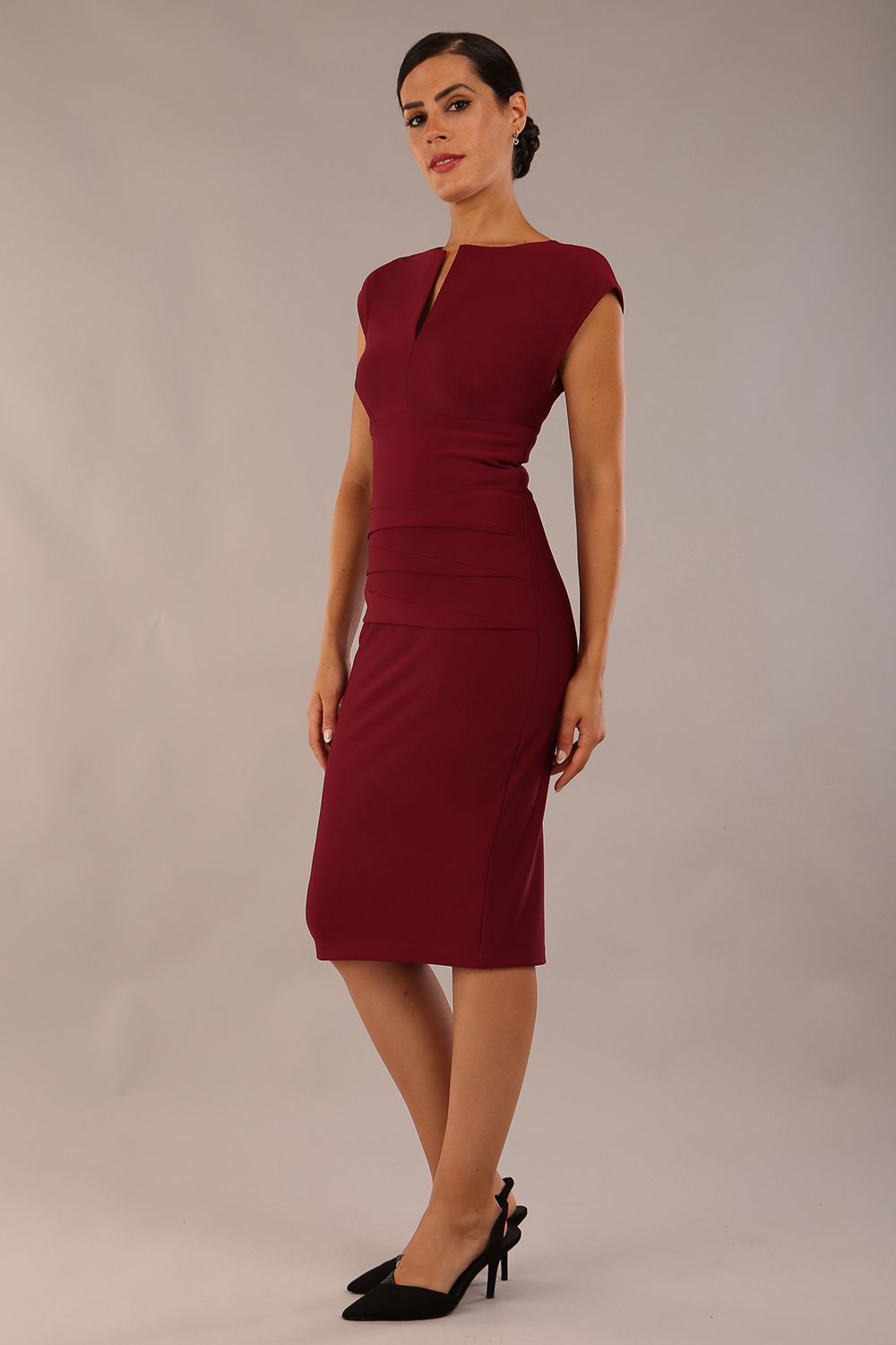 Daphne Pencil Dress | Chic Sleeveless Look – DivaCatwalk