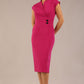 Derby Cap Sleeve Pencil Dress with Pockets 