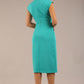 Derby Cap Sleeve Pencil Dress with Pockets 