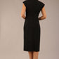 Derby Cap Sleeve Pencil Dress with Pockets 