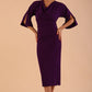 Diana Cowl Neck Pencil Dress 