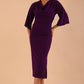 Diana Cowl Neck Pencil Dress 