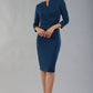 Donna 3/4 Sleeved Pencil Dress 