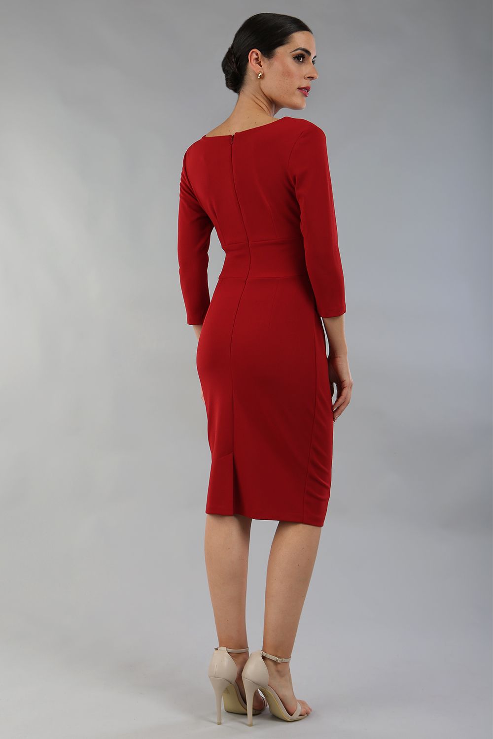 Donna 3/4 Sleeved Pencil Dress 