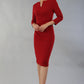 Donna 3/4 Sleeved Pencil Dress 