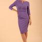 Donna 3/4 Sleeved Venice Stretch Dress 