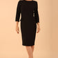 Elsinor 3/4 Sleeved Pencil Dress 