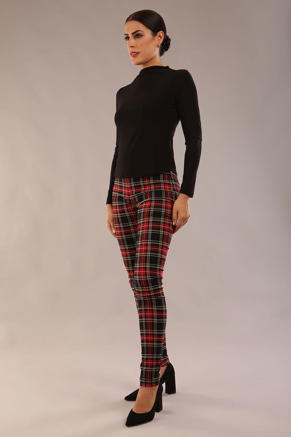 Elspeth Long Sleeve Slinky Stretch Top 