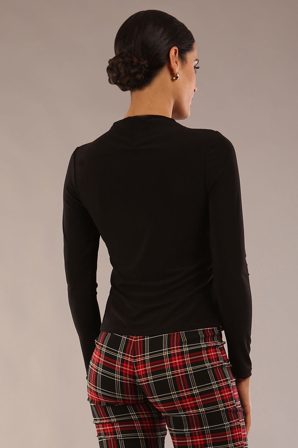 Elspeth Long Sleeve Slinky Stretch Top 