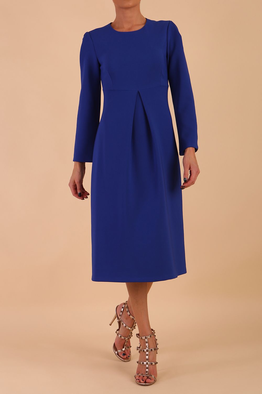 Epsom Long Sleeve A-Line Dress 