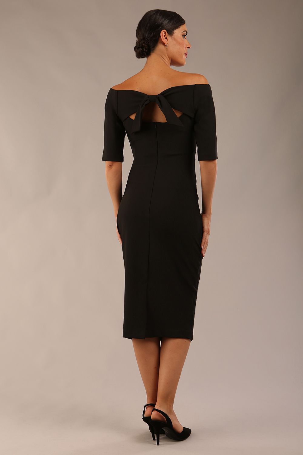 Estonia Off shoulder Pencil Dress 
