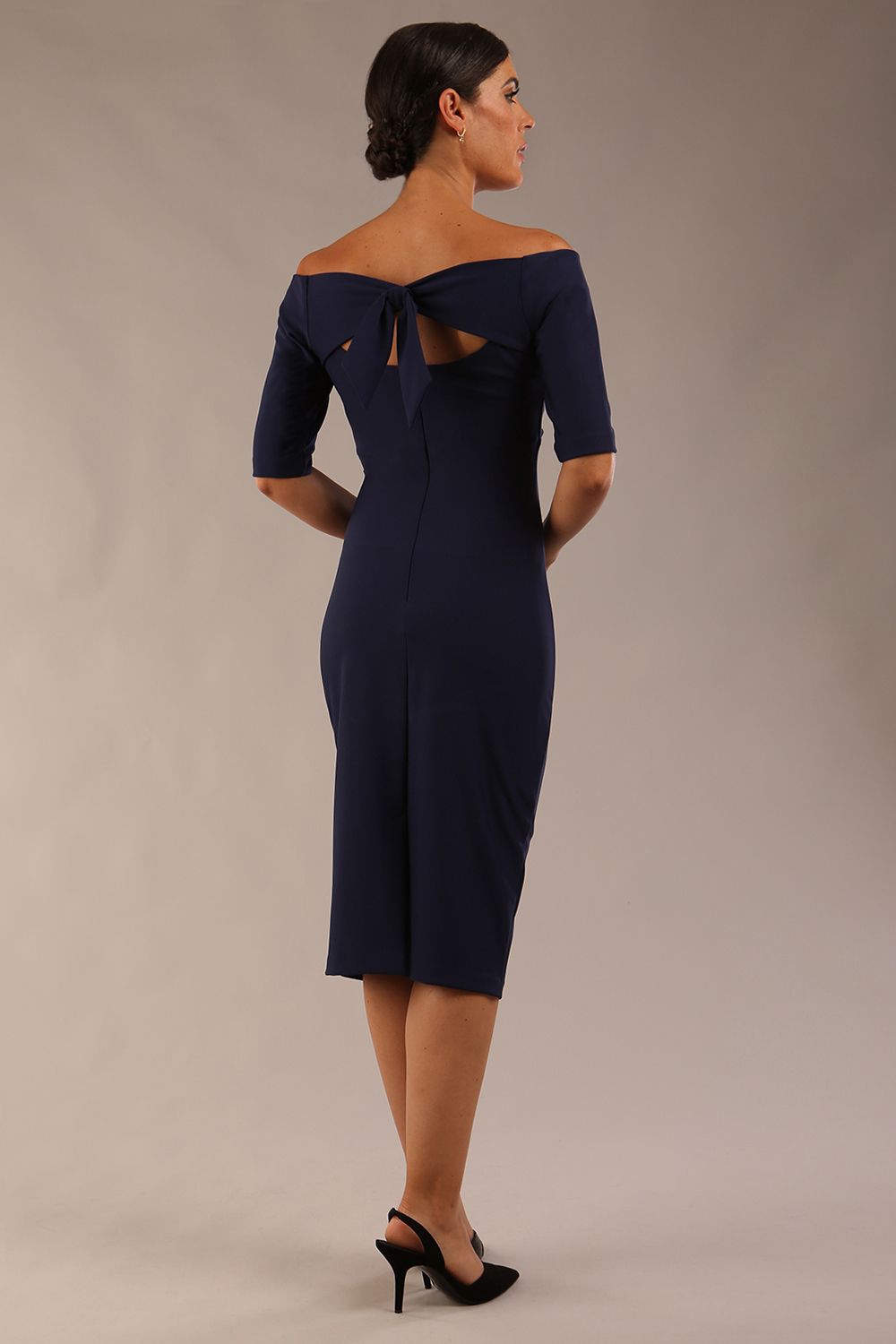 Estonia Off shoulder Pencil Dress 