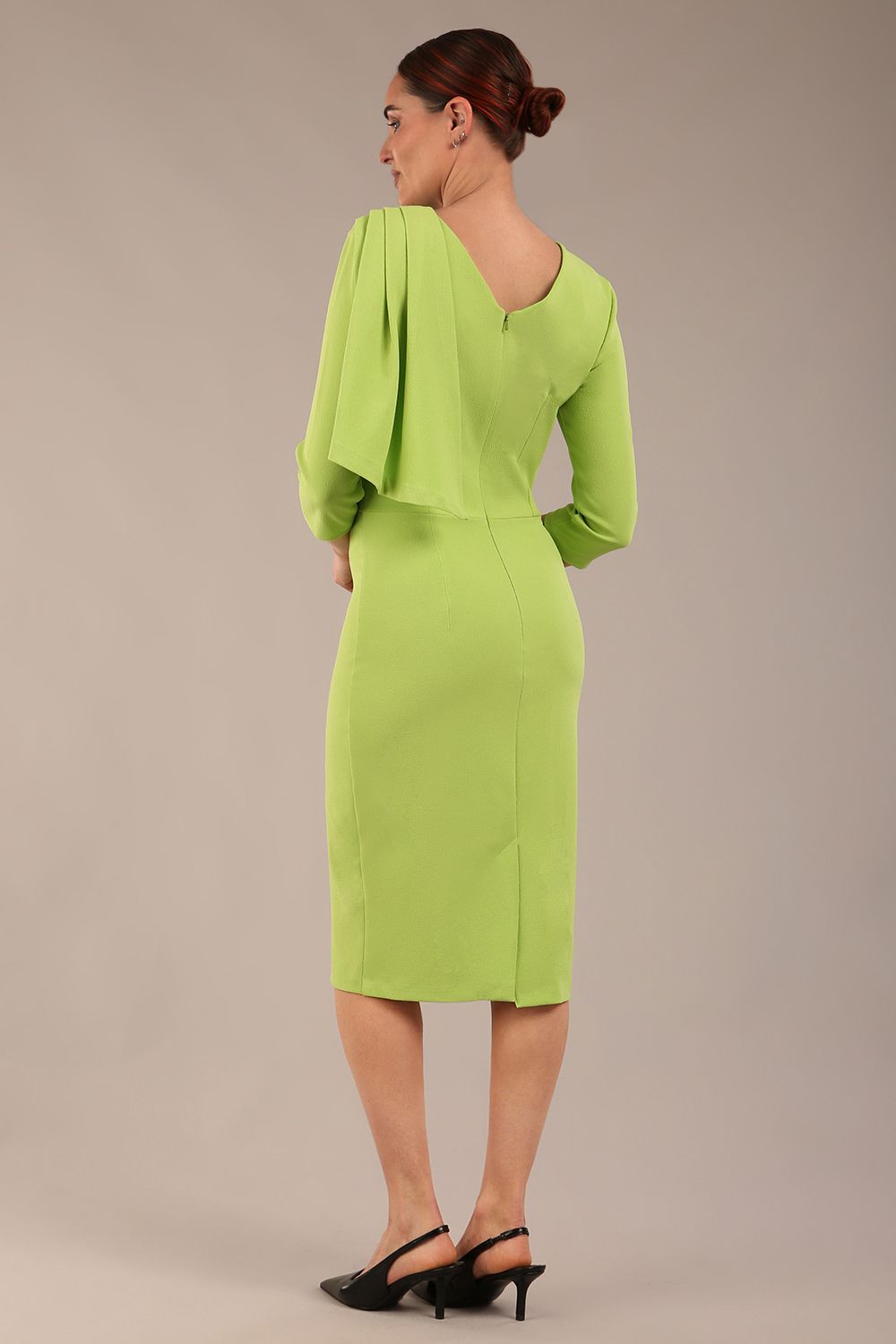 Frieth Gathered Shoulder Dress 