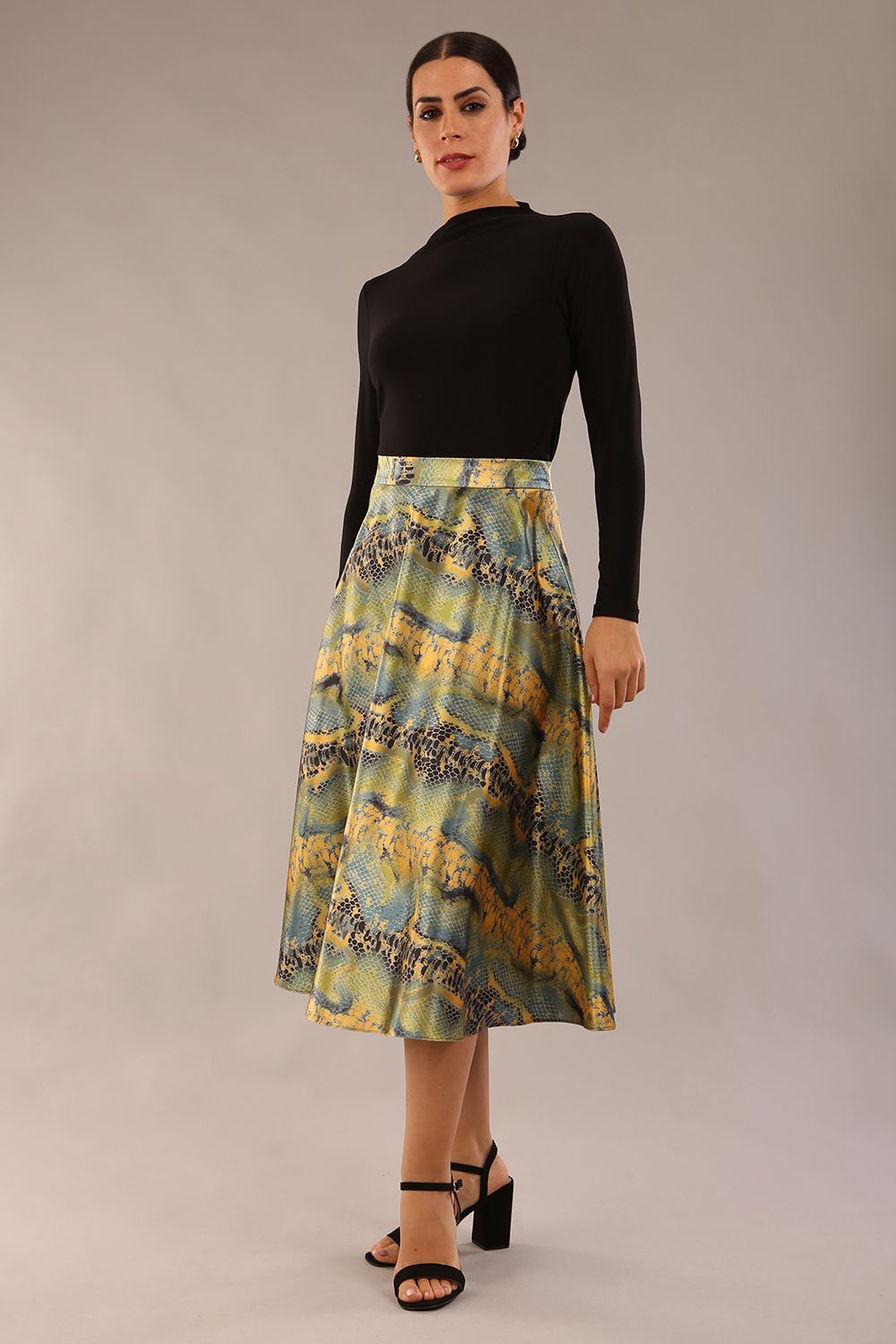 Gwendolyn Midi Length Skirt 
