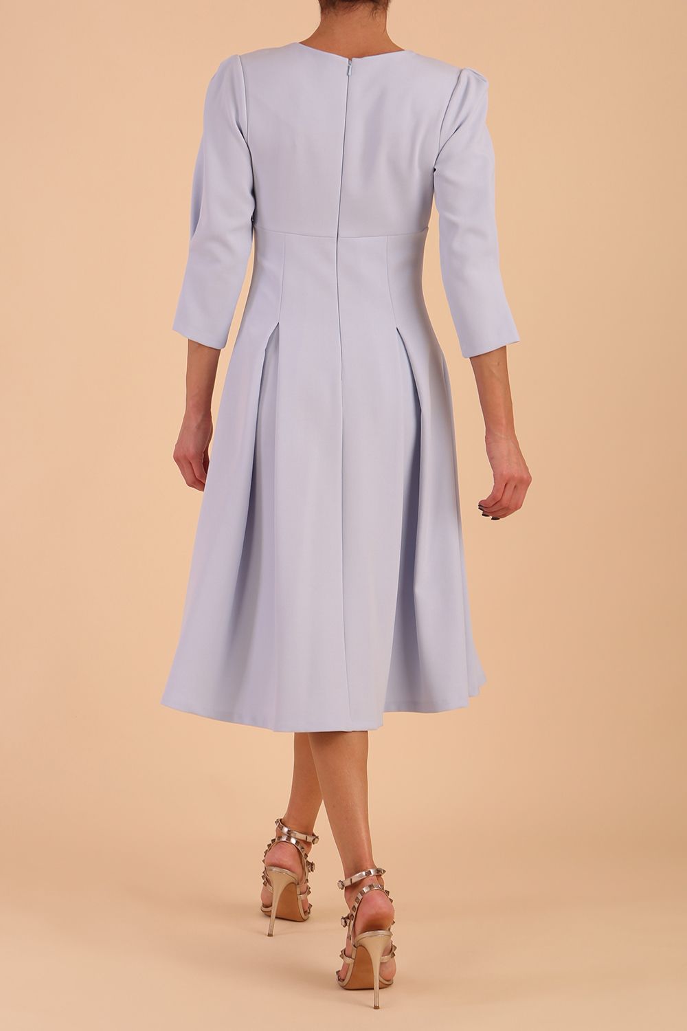 Harpsden Sleeved A-line Dress 