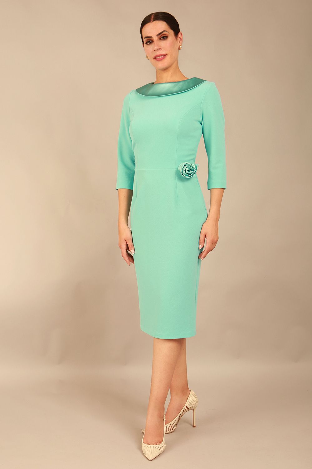 Heathcote Floral Detail Pencil Dress 