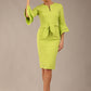 Hobson ruffled sleeves Pencil Dress 