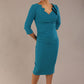 Indira 3/4 Sleeve Knee Length Pencil Dress 