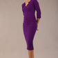 Indira 3/4 Sleeve Knee Length Pencil Dress 
