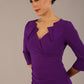 Indira 3/4 Sleeve Knee Length Pencil Dress 