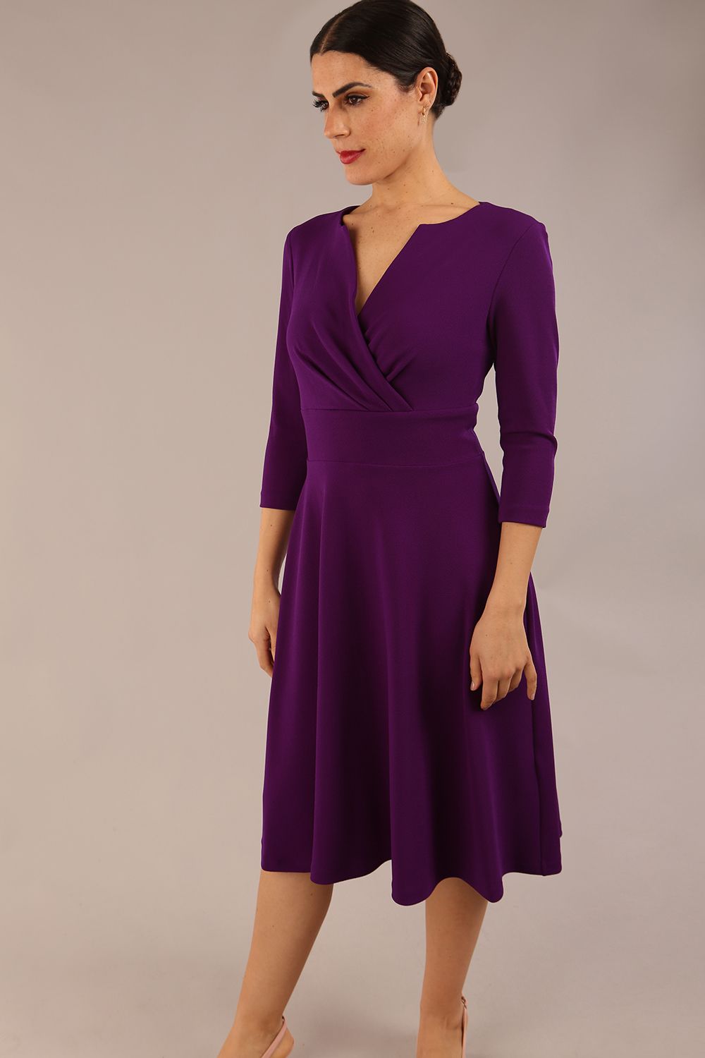 January Sleeved Swing Dress 