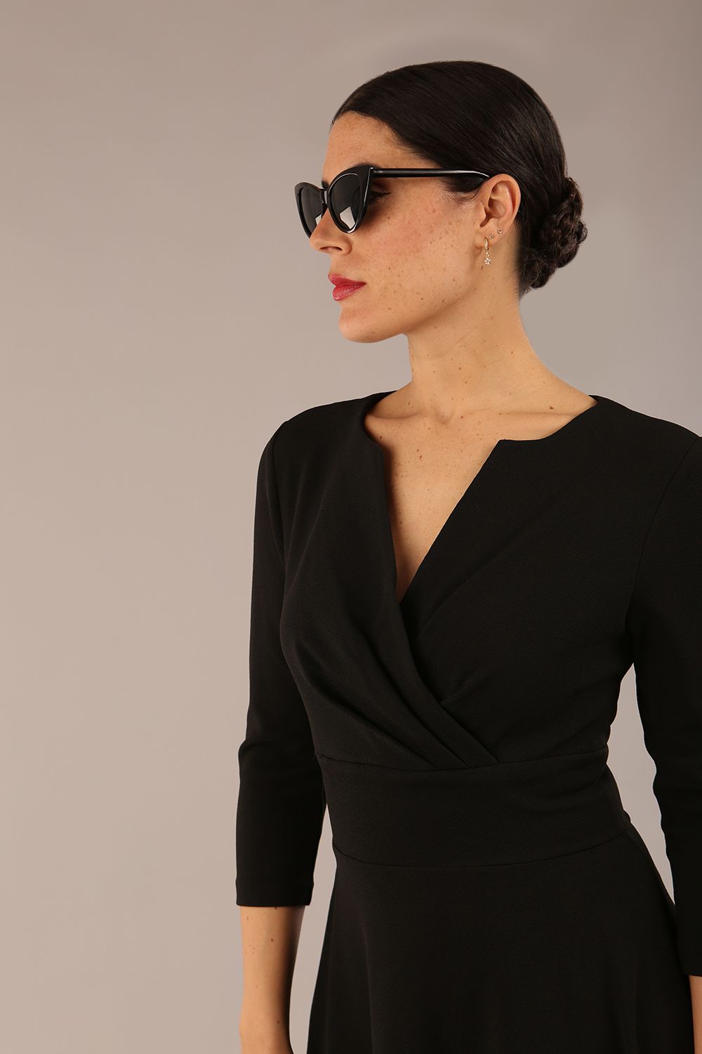 January Sleeved Swing Dress 